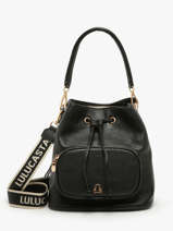 Sac Bandouli�re Pocket Lulu castagnette Noir pocket ZAID