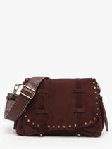 Crossbody Bag Vintage Leather Mila louise Beige vintage 3861VC