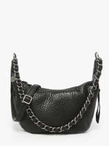 Sac Bandoulire Vintage Cuir Mila louise Noir vintage 3485E