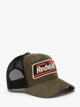 Velvet Ozark Cap Redskins Green casquette OZARK-vue-porte