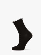 Chaussettes Pieces Noir socks women 17149458