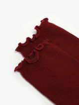 Chaussettes Pieces Rouge girl 17149458-vue-porte