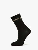 Women's Socks T�tue Long Glitter Pieces Black girl 17162499