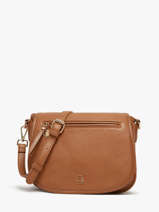 Sac Bandoulire Zip Lulu castagnette Marron zip ZAHAR