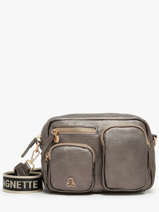 Sac Bandoulire Pocket Lulu castagnette Argent pocket ZAHRA