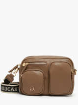 Sac Bandoulire Pocket Lulu castagnette Marron pocket ZAHRA