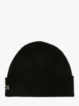 Beanie Lacoste Black accessoires RB000100
