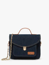 Sac Bandoulire Melle George Denim Brut Paul marius Bleu denim brut GEOR2DEB