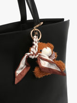 Teddy Bear Bag Charm Miniprix Brown charms TB-vue-porte