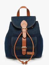 Sac  Dos Le Baroudeur Denim Brut Paul marius Bleu denim brut BAROUDEB