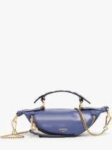 Sac Xs Origami Cuir Lancel Bleu origami A12526