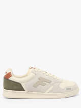 Sneakers In Leather Faguo Beige men 25CG3206