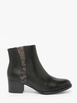 Heeled Boots In Leather Tamaris Black women 45