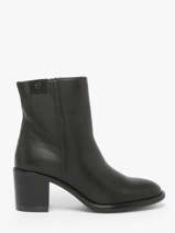Heeled Boots In Leather Tamaris Black women 45