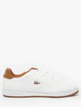 Sneakers En Cuir Lacoste Blanc men SMA0051