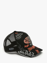 Cap Von dutch Black accessoires 3-vue-porte