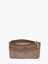 Porte-cartes Cuir Mila louise Marron vintage 3570X-vue-porte