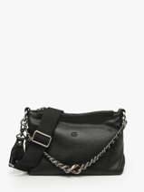 Shoulder Bag Vintage Leather Mila louise Black vintage 3864C
