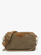 Sac Bandoulire Vintage Cuir Mila louise Marron vintage 2367XPAV