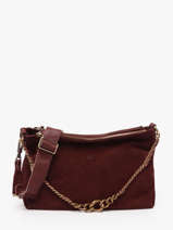 Sac Bandoulire Vintage Cuir Mila louise Beige vintage 3822VC