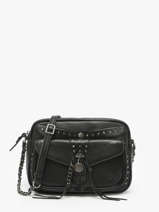 Shoulder Bag Vintage Leather Mila louise Black vintage 3327CL