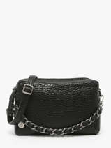 Sac Bandoulire Vintage Cuir Mila louise Noir vintage 23673LE