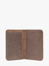 Vintage Leather Passport Holder Mila louise Brown vintage 3364X-vue-porte