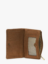 Portefeuille Mila louise Marron vintage 3760X-vue-porte