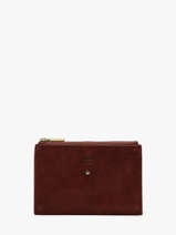 Wallet Leather Mila louise Beige vintage 3576V