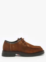 Derby Shoes In Leather Tommy hilfiger men 5589GVQ