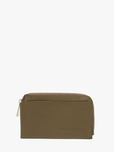 Longchamp Le foulonn Bill case / card case Brown