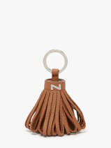 Porte-clefs Dahlia Cuir Nathan baume Marron original n 100100N