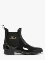 Rain Boots Kalosh Ii Karl lagerfeld Black women KL94775