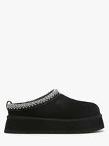 Chaussons Plateforme Tazz Ii En Cuir Ugg Noir women 1174471