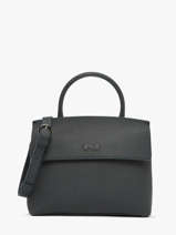 Sac Bandouli�re Clarita Cuir Nathan baume Bleu nathan 18