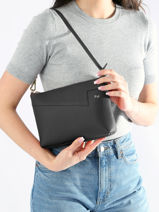 Leather Palma Crossbody Bag Nathan baume Black nathan 27-vue-porte