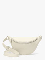 Sac Banane Small Derby Cuir Nathan baume Beige n city 25