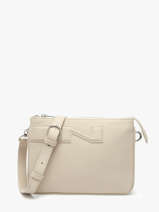 Sac Bandouli�re Milano Cuir Nathan baume Beige n city 3