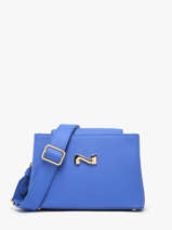 Sac Bandoulire Poppy Cuir Nathan baume Bleu eden 2