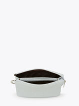 2-compartment  Coin Purse Leather Nathan baume Blue original n 302N-vue-porte