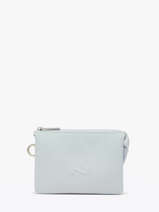 Porte-monnaie 2 Compartiments Cuir Nathan baume Bleu original n 302N