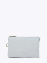 2-compartment Leather Pouch Nathan baume Blue original n 283N