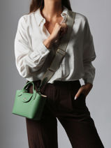 Longchamp Epure timeless Sacs port� travers Vert-vue-porte