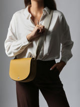 Longchamp Epure timeless Sacs port travers Jaune-vue-porte