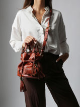 Small Tote Bag Premier Flirt Lancel Red premier flirt A10109-vue-porte