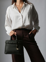 Shoulder Bag Faubourg Leather Lancel Green faubourg A13527-vue-porte