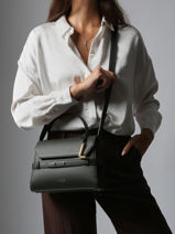 Sac Bandoulire Faubourg Cuir Lancel Vert faubourg A13948-vue-porte