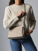 Sac Bandoulire Grained Miniprix Beige grained F2516-vue-porte