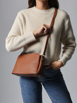 Shoulder Bag Grained Miniprix Brown grained F2516-vue-porte