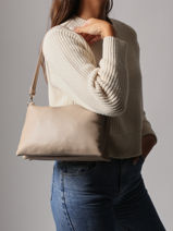 Sac Bandoulire New Grain Miniprix Beige new grain F6936-vue-porte